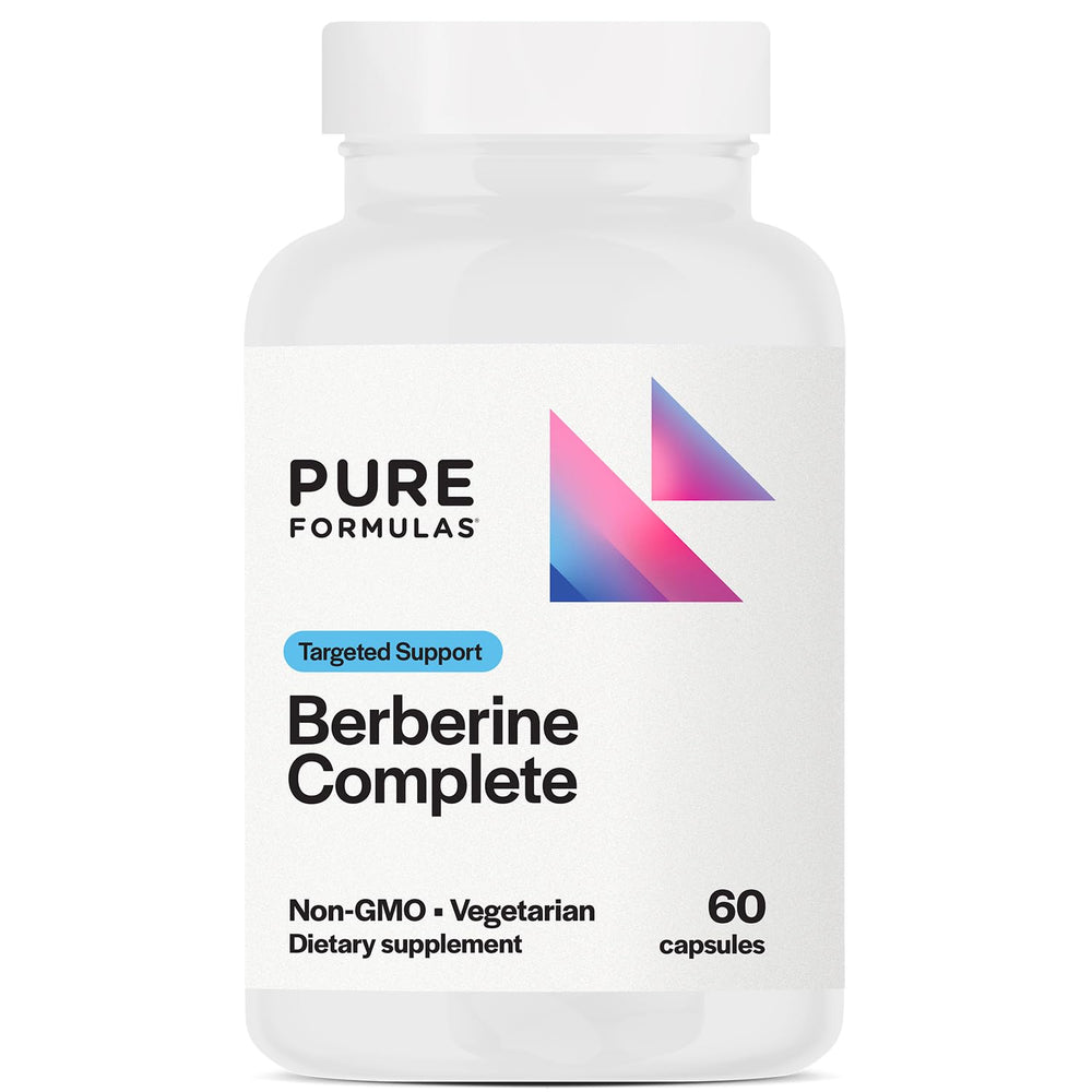 PureFormulas Berberine Complete bottle and label on white background