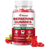 Berberine Gummies 2000mg Raspberry front view