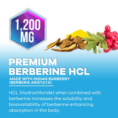 Heart health benefits of Berberine HCL 1200mg