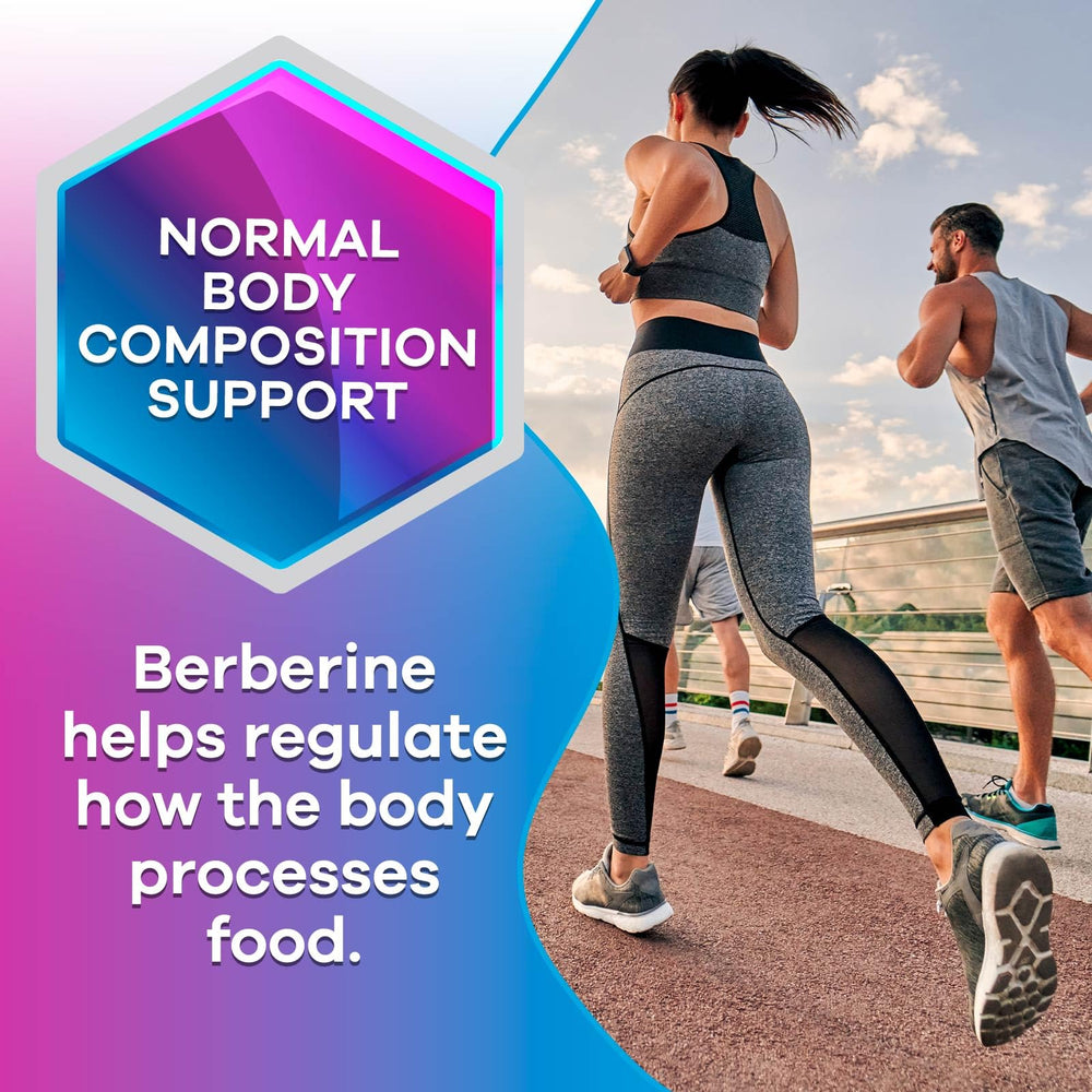 Packaging of Nature's Nutrition Berberine HCL 1200mg