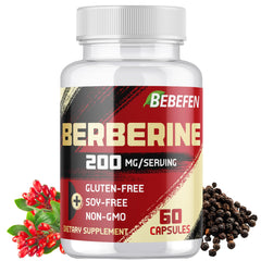 Berberine HCl 2000mg supplement bottle