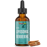 Bottle of Berberine HCl liposomal drops 3000 mg (2 fl oz)