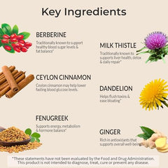 Illustration of ingredients cinnamon and milk thistle