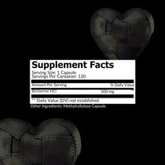 Berberine HCL Plus capsules close-up