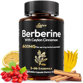 Premium Berberine Liposomal supplement bottle with Ceylon Cinnamon