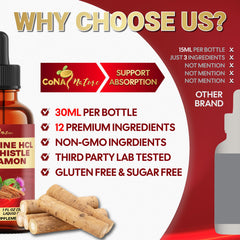 Herbal extracts like Marshmallow Root and Olive Leaf