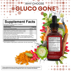 Berberine, moringa, and turmeric liquid drops bottle