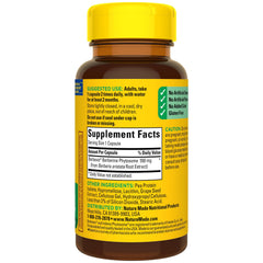Front packaging view of Nature Made Berberine Phytosome 60-count