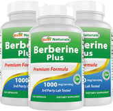 Front label of Best Naturals Berberine Plus bottle
