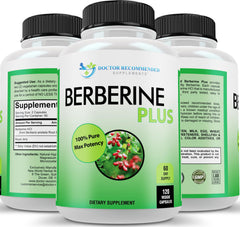 Bottle of Doctor Recommended Berberine Plus 1200mg with Royal Jelly