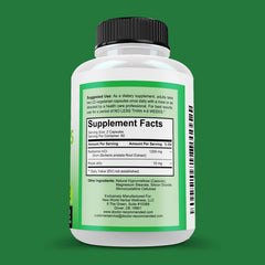 Close-up of Berberine capsules in bottle