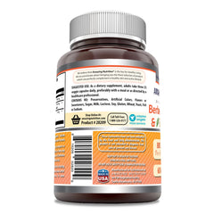 Close-up of Berberine Turmeric Bioperine 800mg per serving label