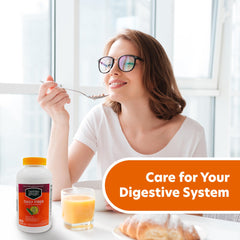 Nutrient absorption concept with fiber capsules