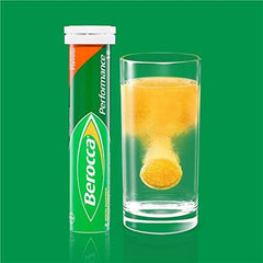 Berocca Orange bottle label close-up