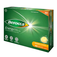 Berocca Orange packaging highlighting vitamins
