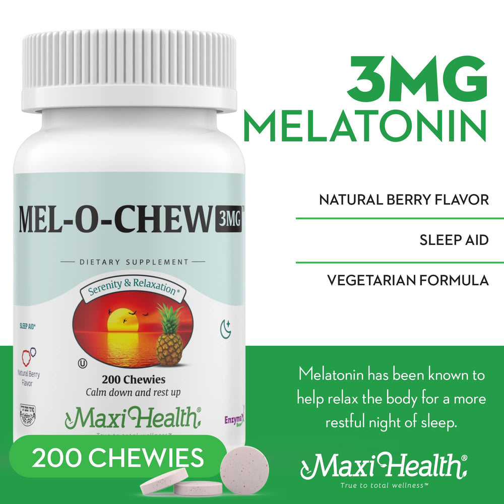 Berry flavored melatonin kosher certified