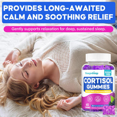 Vegan sugar-free cortisol gummies packaging