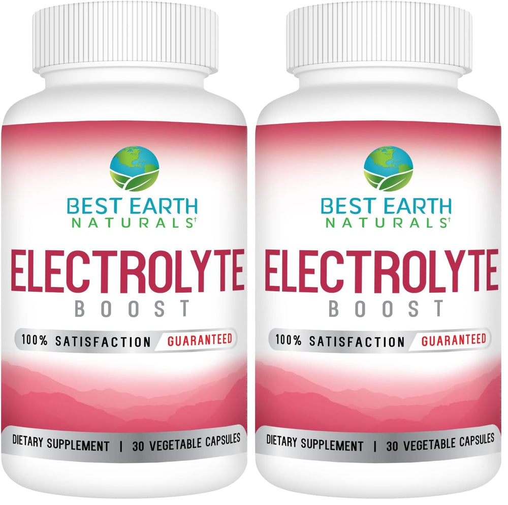 Bottle of Best Earth Naturals Electrolyte Support supplement