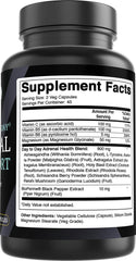 Non-GMO and gluten-free labeling for Best Naturals Adrenal Support
