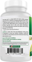 USA made with GMP compliance and FDA-registered facility text