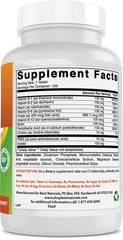 Ingredients list on the Best Naturals B-100 Complex bottle.
