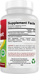 Bottle showing no artificial colors, flavors, or preservatives