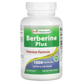 Best Naturals Berberine Plus 1000mg per serving - 120 capsules bottle