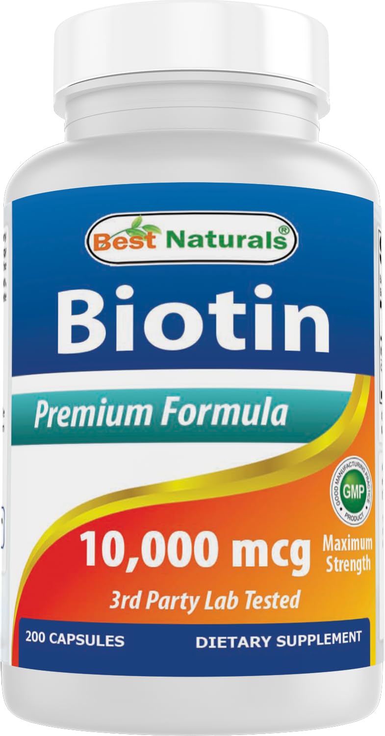 Best Naturals Biotin 10000 mcg bottle
