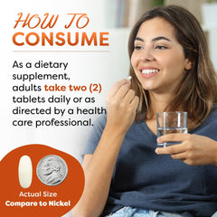 Nutrition facts panel for calcium magnesium potassium