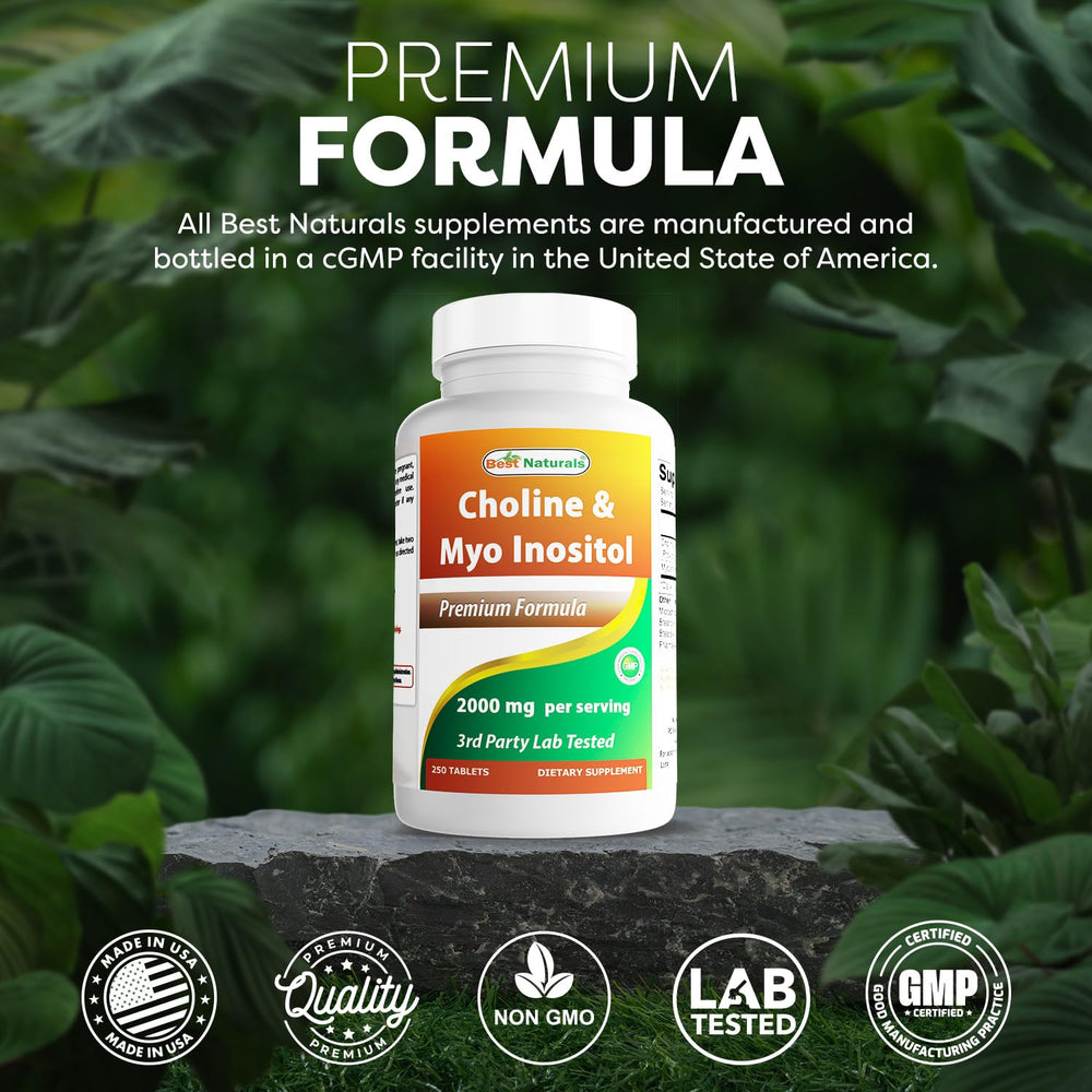 Best Naturals open bottle with tablets showing daily serving convenience