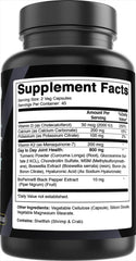 Joint health ingredients: Glucosamine, Chondroitin, MSM