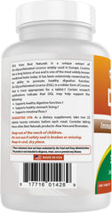 Supplement facts panel and ingredients
