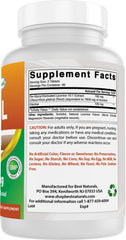 Label showing no artificial colors, flavors, or sweeteners