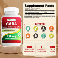 Side view of bottle showing 100 veggie caps and label