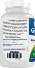 Best Naturals Glycine storage bottle on shelf conveys long-term freshness
