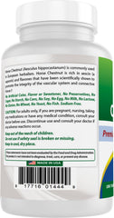Packaging side view of Best Naturals Horse Chestnut extract bottle