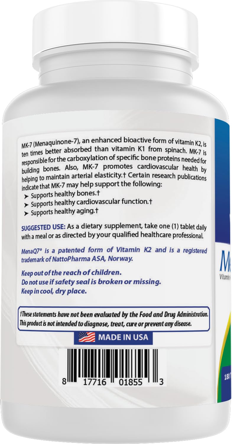 Back label with directions and serving size