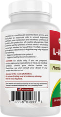 Nutrition facts and allergen-free labeling on bottle