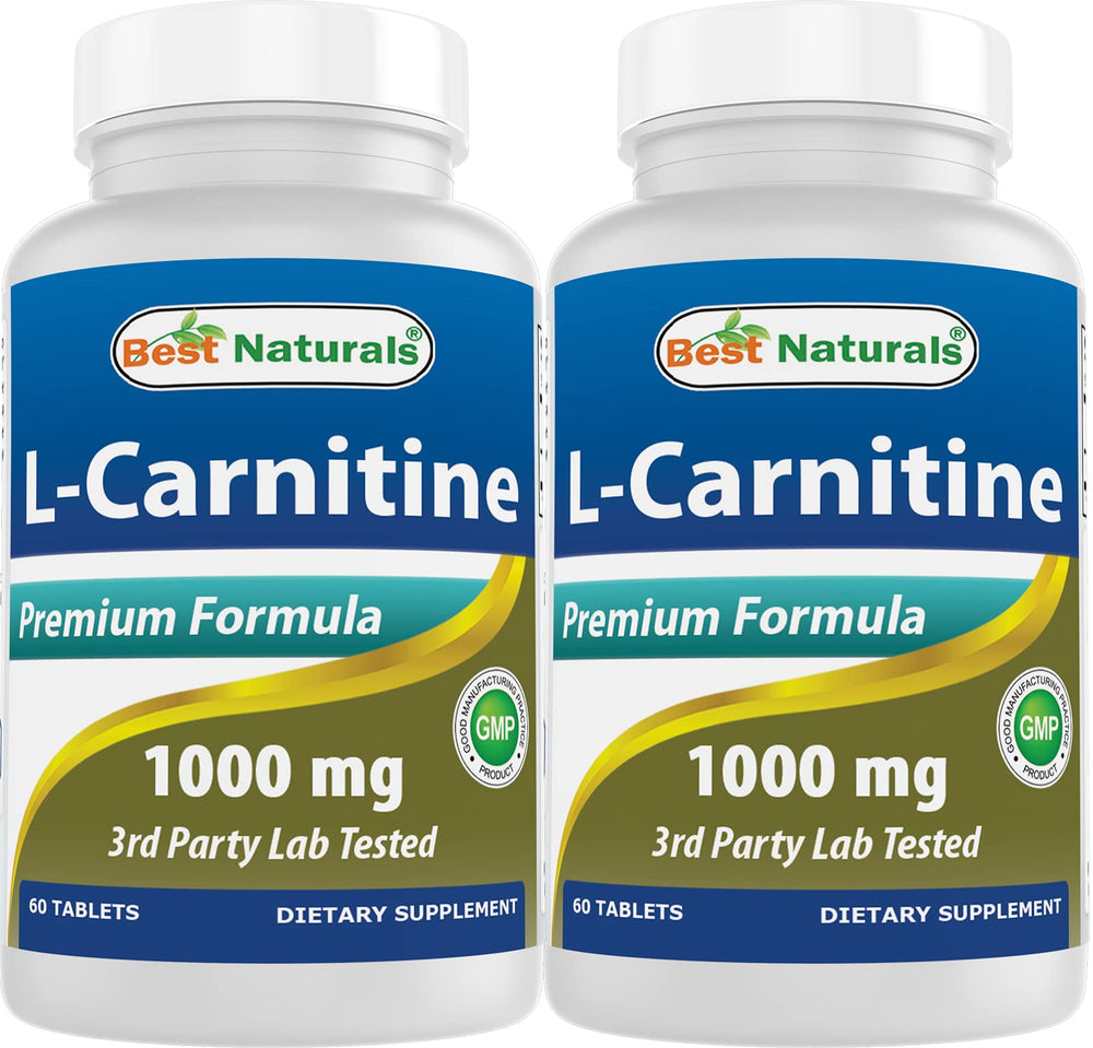Best Naturals L-Carnitine 1000mg bottle label