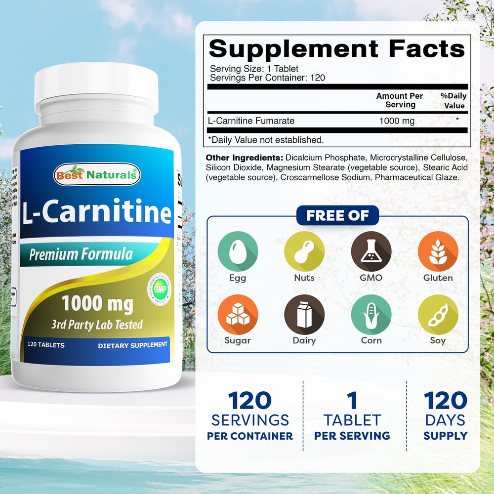 Back label showing supplement facts