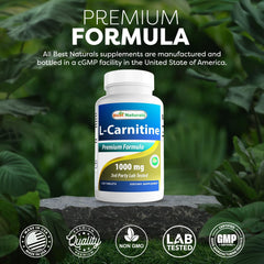 Best Naturals L-Carnitine Fumarate product lab-test document signals purity.