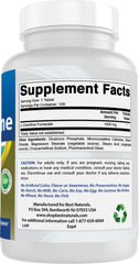 Best Naturals L-Carnitine Fumarate bottle carries Made in USA symbol.