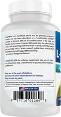 Best Naturals L-Carnitine Fumarate icon confirms sodium-free formula.