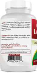 Supplement facts panel on bottle
