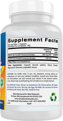 Best Naturals label close-up highlighting ingredients and purity claims for transparency