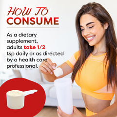 Close-up of magnesium BHB powder texture