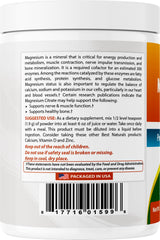 Usage ideas for Best Naturals Magnesium Citrate Powder