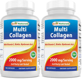 Best Naturals Multi Collagen Pills bottle and label