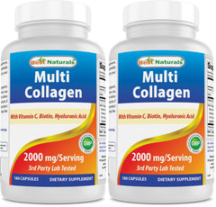 Best Naturals Multi Collagen Pills bottle and label