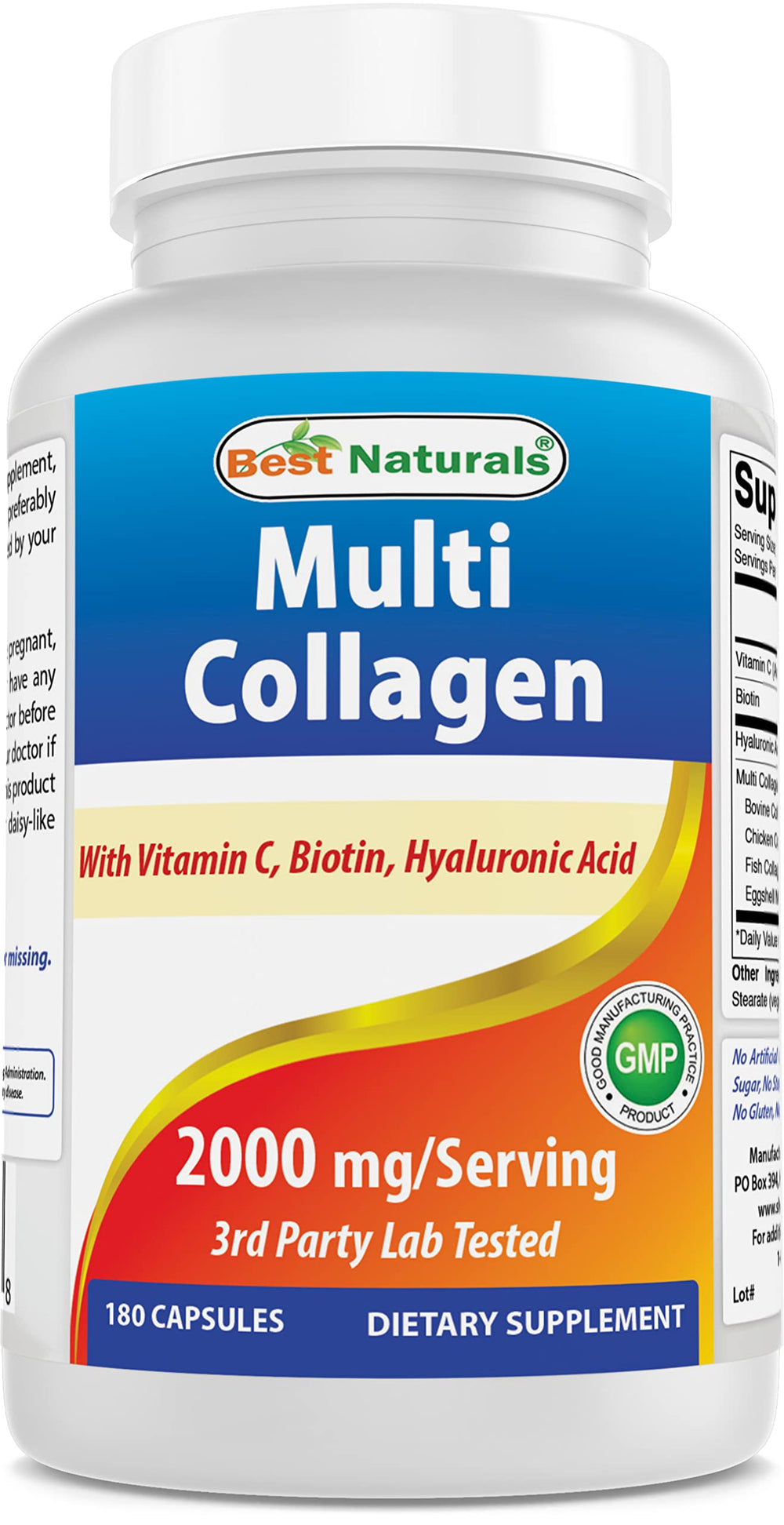 Best Naturals Multi Collagen Pills 2000mg packaging for men and women
